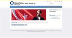 Desktop Screenshot of inkilap.harran.edu.tr