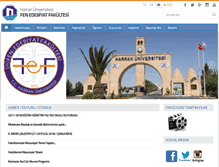 Tablet Screenshot of fef.harran.edu.tr